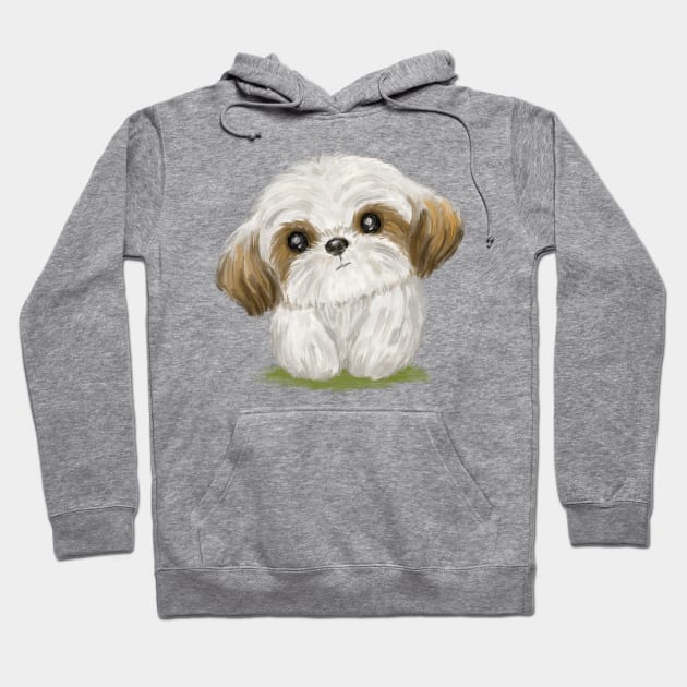 Cute Shih Tzu Hoodie by sanogawa